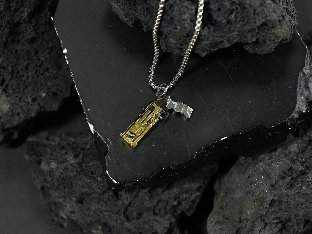Valorant Chamber Headhunter Pendant Necklace - 950 Silver
