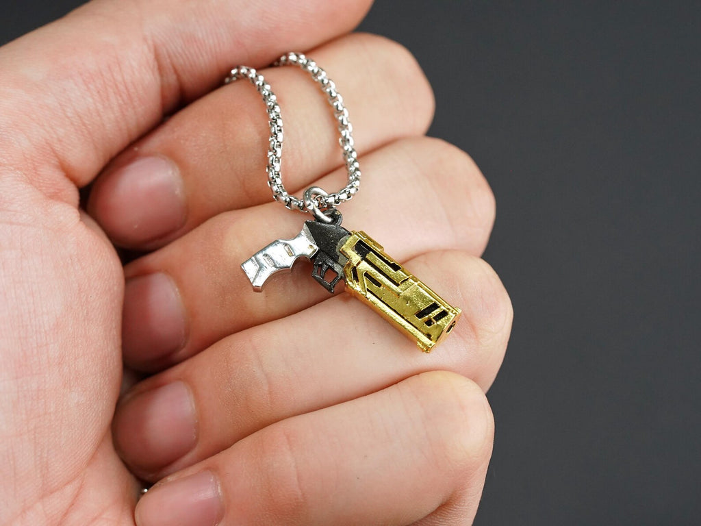 Valorant Chamber Headhunter Pendant Necklace - 950 Silver