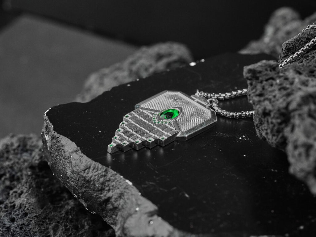Baldur's Gate 3 Amulet of Silvanus Necklace - 950 Silver