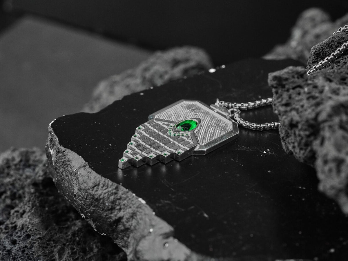 Baldur's Gate 3 Amulet of Silvanus Necklace - 950 Silver