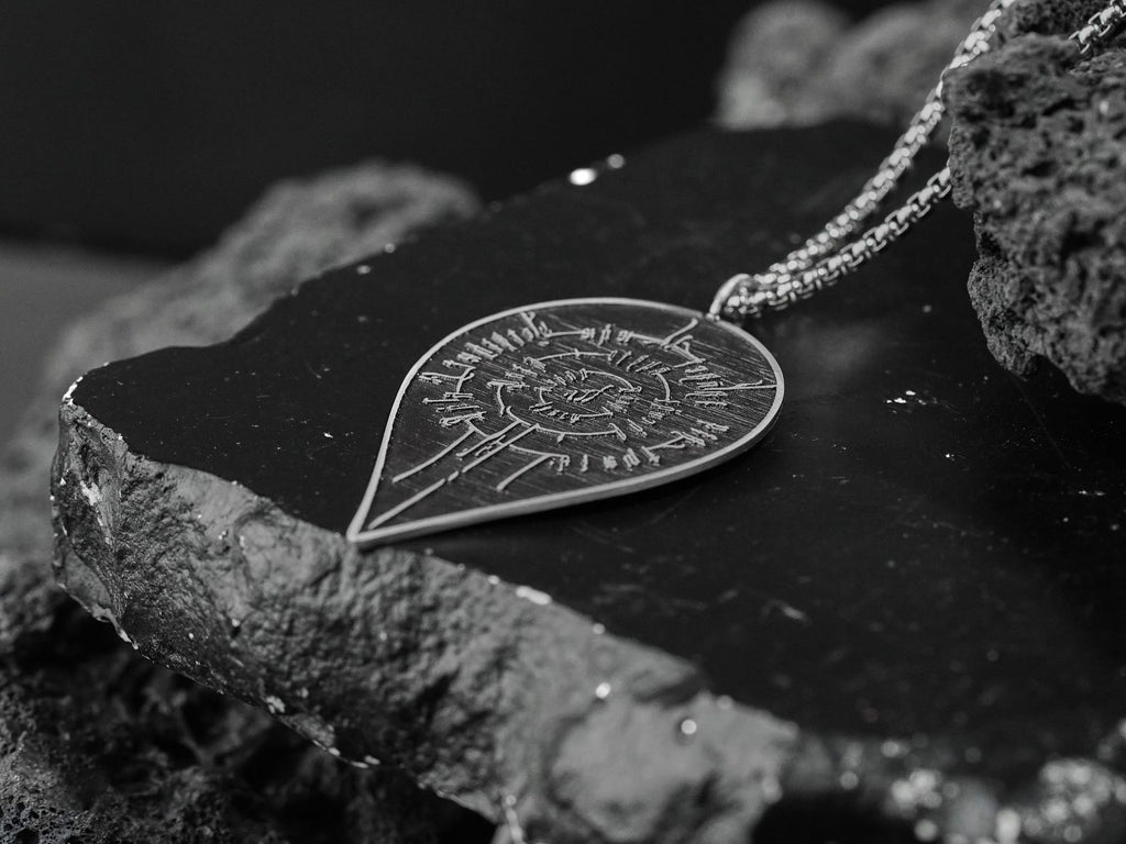 Baldur's Gate 3 Astarion Scar Tattoo Necklace - 950 Silver
