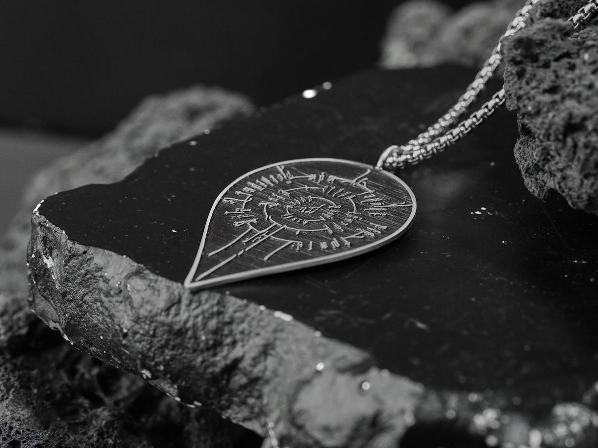 Baldur's Gate 3 Astarion Scar Tattoo Necklace - 950 Silver