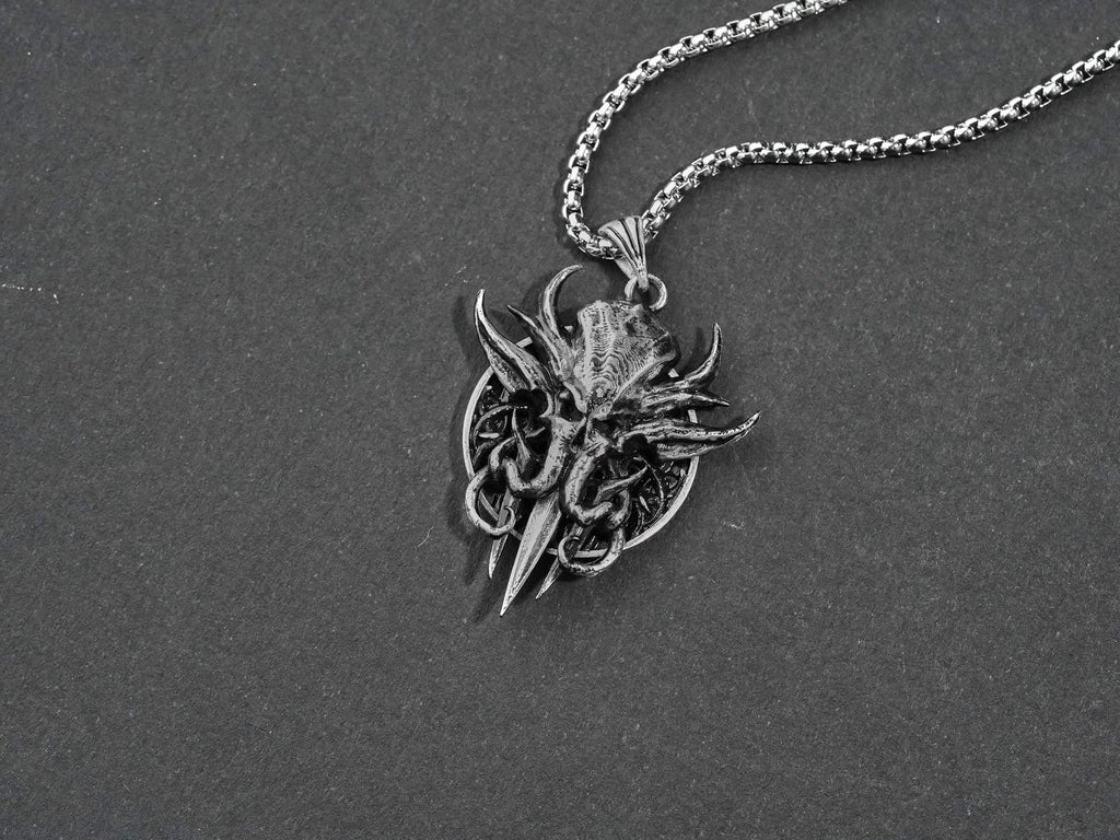 Baldur's Gate 3 Mind Flayer Tadpole Necklace - 950 Silver