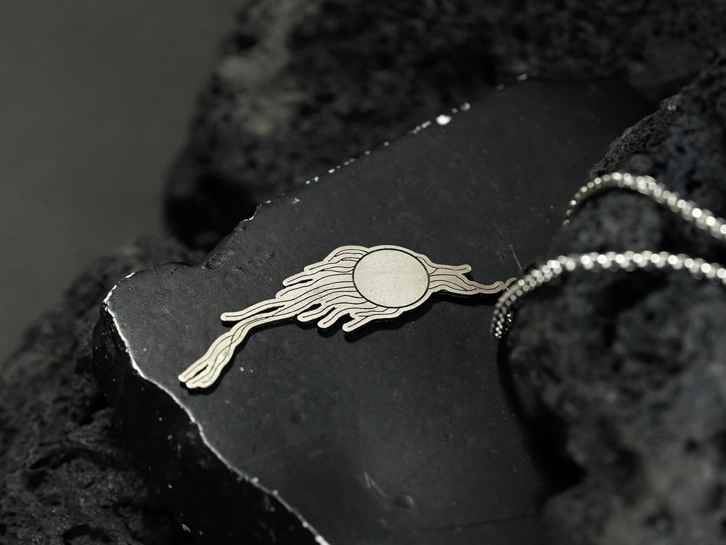 Baldur's Gate 3 Gale's Tattoo Pendant Necklace - 950 Silver