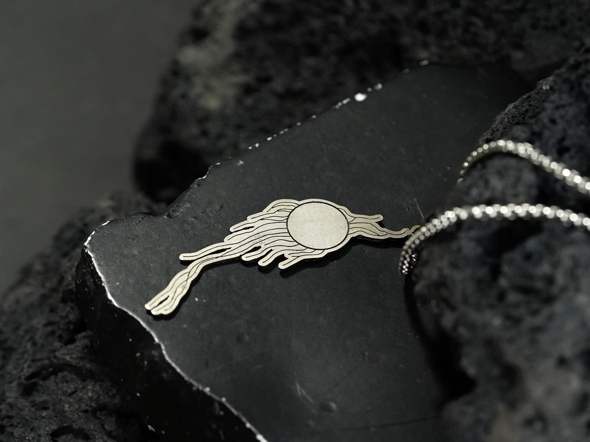 Baldur's Gate 3 Gale's Tattoo Pendant Necklace - 950 Silver