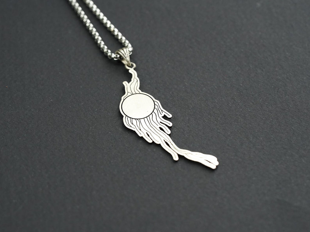 Baldur's Gate 3 Gale's Tattoo Pendant Necklace - 950 Silver