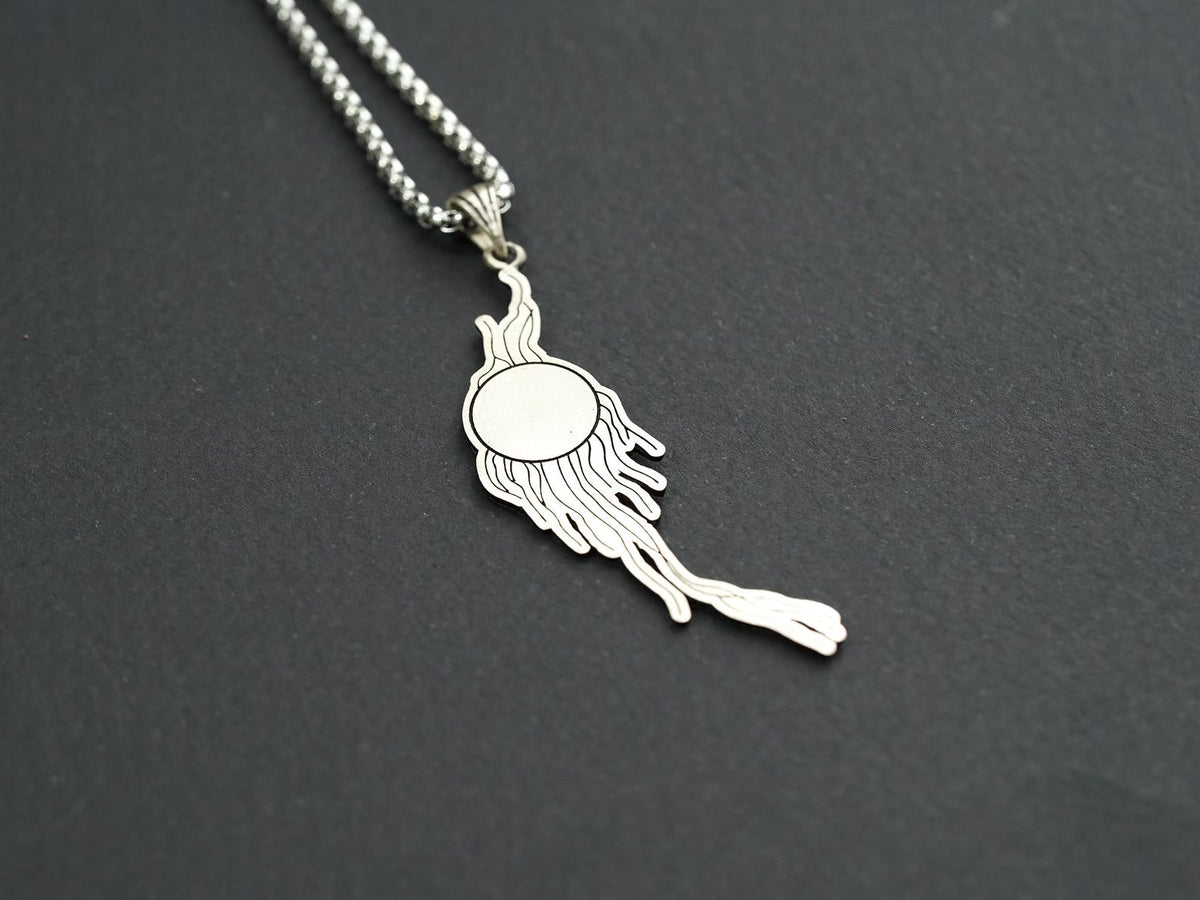 Baldur's Gate 3 Gale's Tattoo Pendant Necklace - 950 Silver