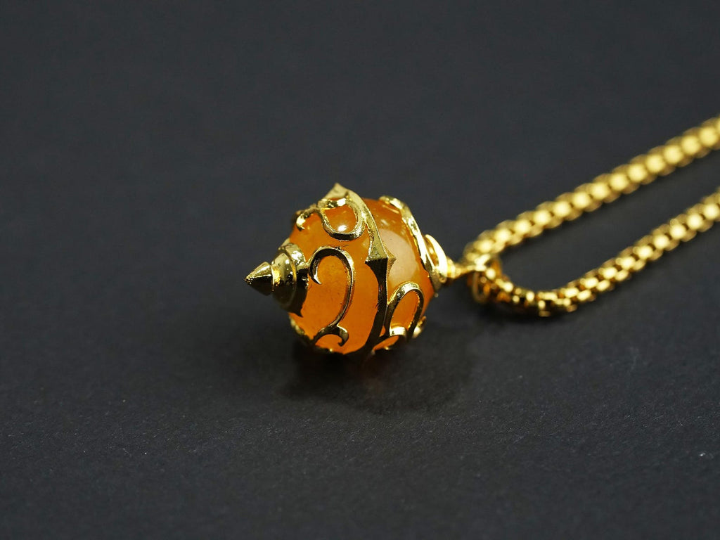 Palworld Legendary Pal Sphere Necklace - Yellow (14K Gold Plated)