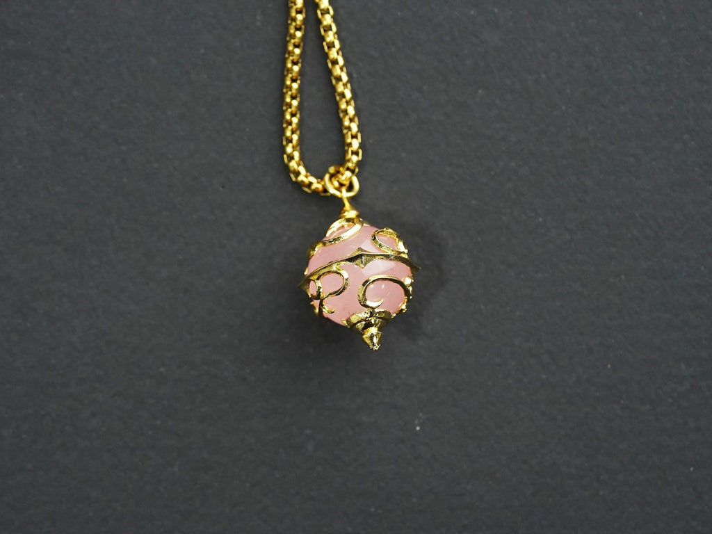 Palworld Legendary Pal Sphere Necklace - Pink (14K Gold Plated)