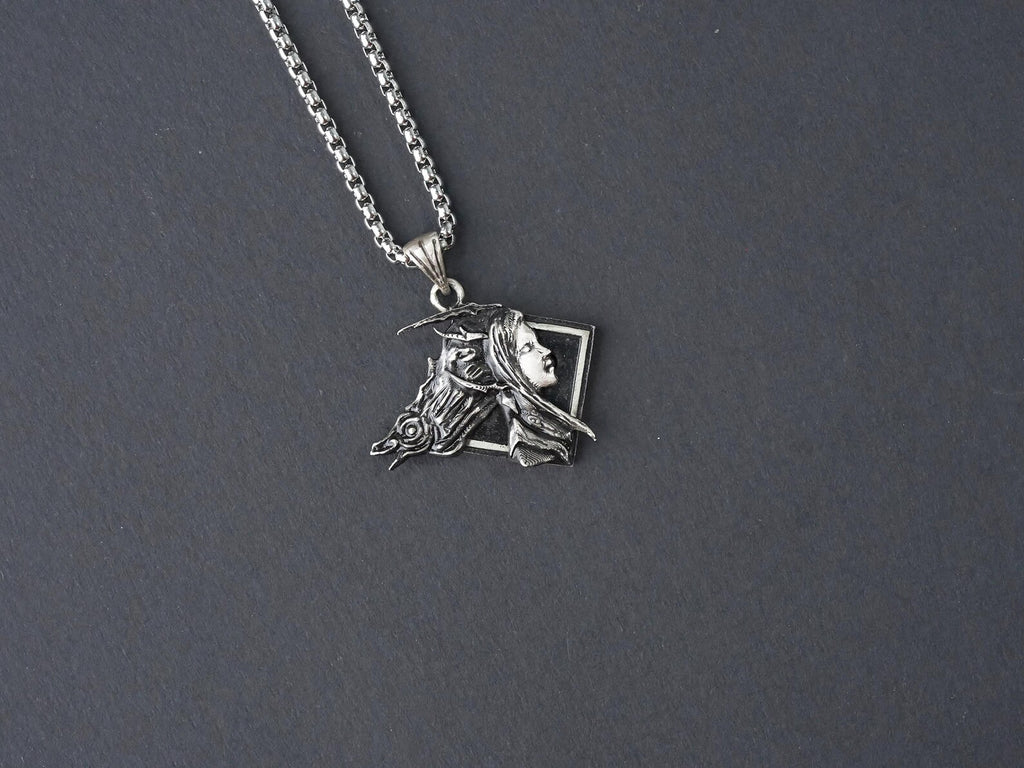 Final Fantasy XVI Eikon Shiva Dominant Necklace - 950 Silver