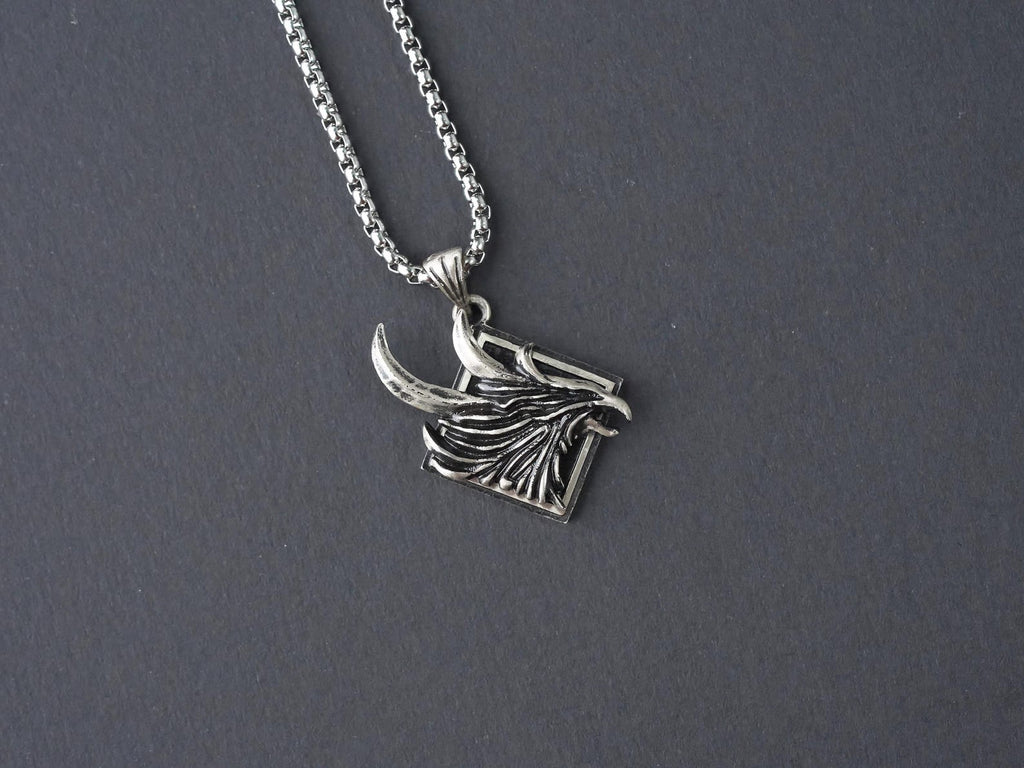 Final Fantasy XVI Eikon Phoenix Dominant Necklace - 950 Silver