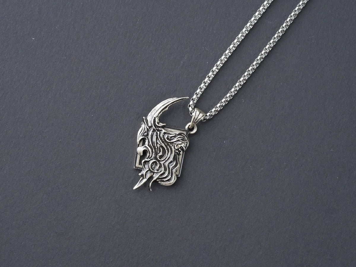 Final Fantasy XVI Eikon Ramuh Dominant Necklace - 950 Silver