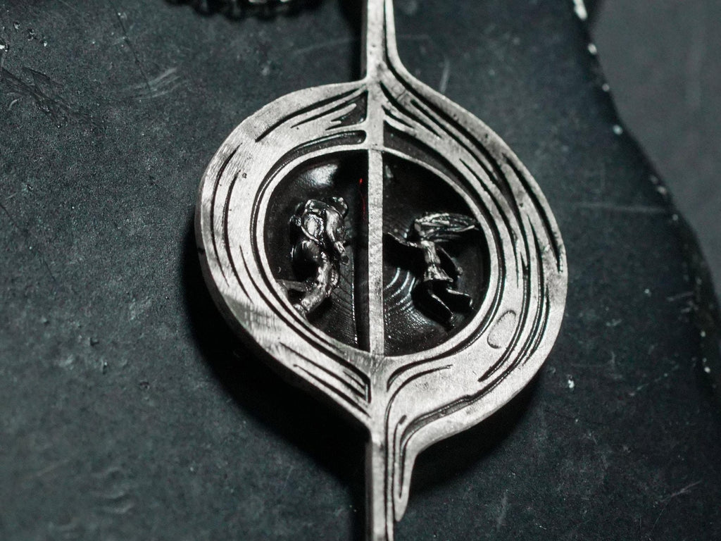 Interstellar Gargantua Black Hole Necklace - 950 Silver