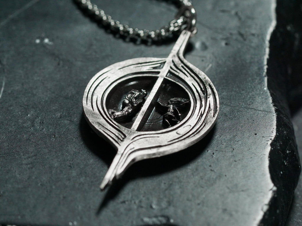Interstellar Gargantua Black Hole Necklace - 950 Silver