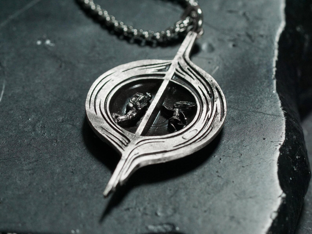 Interstellar Gargantua Black Hole Necklace - 950 Silver