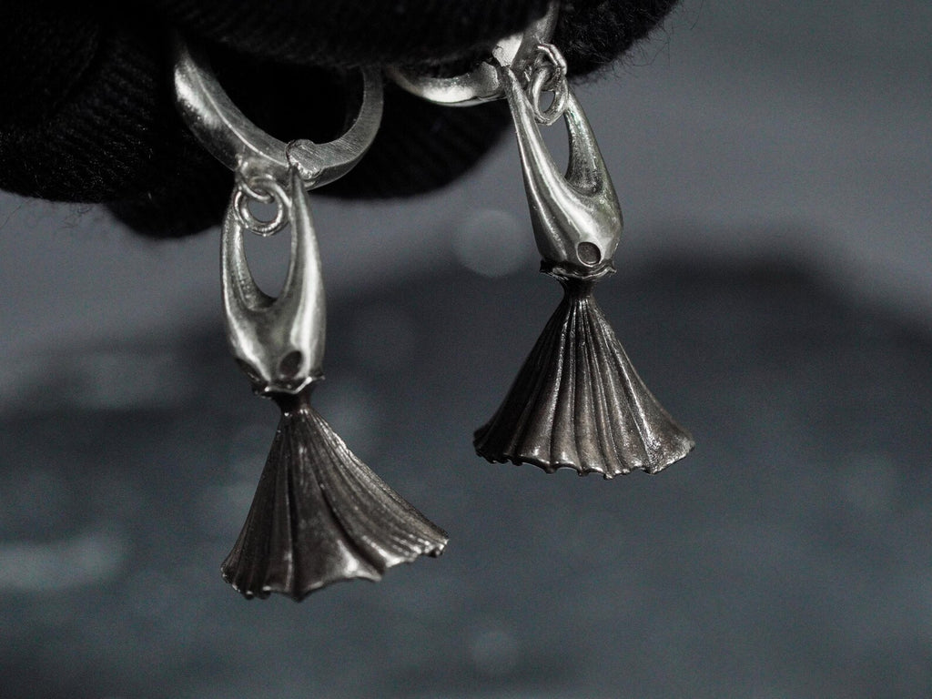 Hollow Knight Silk Song Hornet Inspired Earrings - 950 Silver