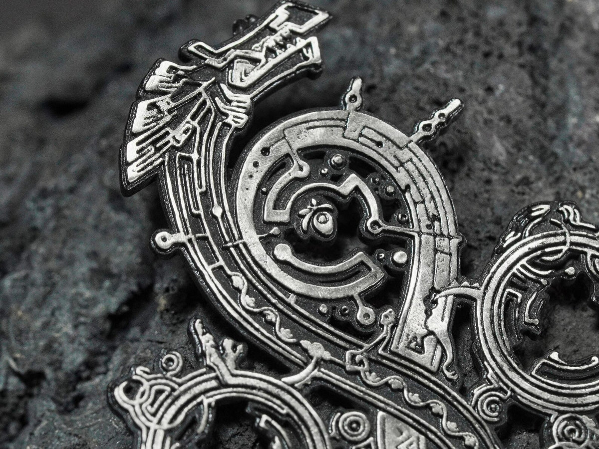 Monster Hunter Wilds Logo Necklace - 950 Silver
