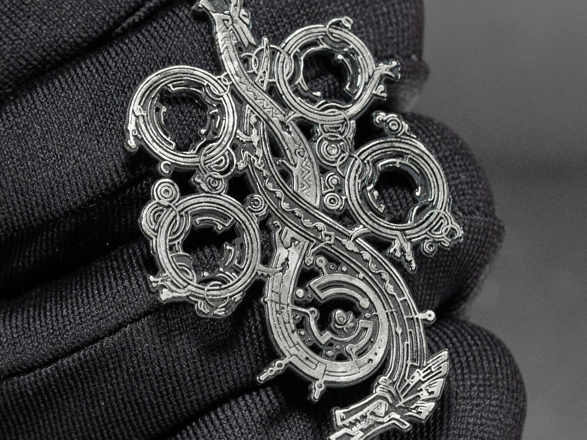 Monster Hunter Wilds Logo Necklace - 950 Silver