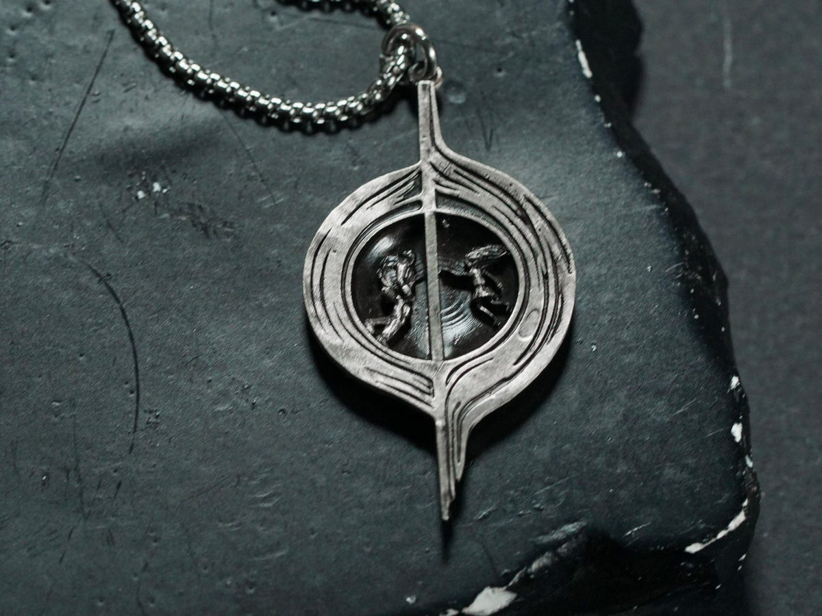 Interstellar Gargantua Black Hole Necklace - 950 Silver