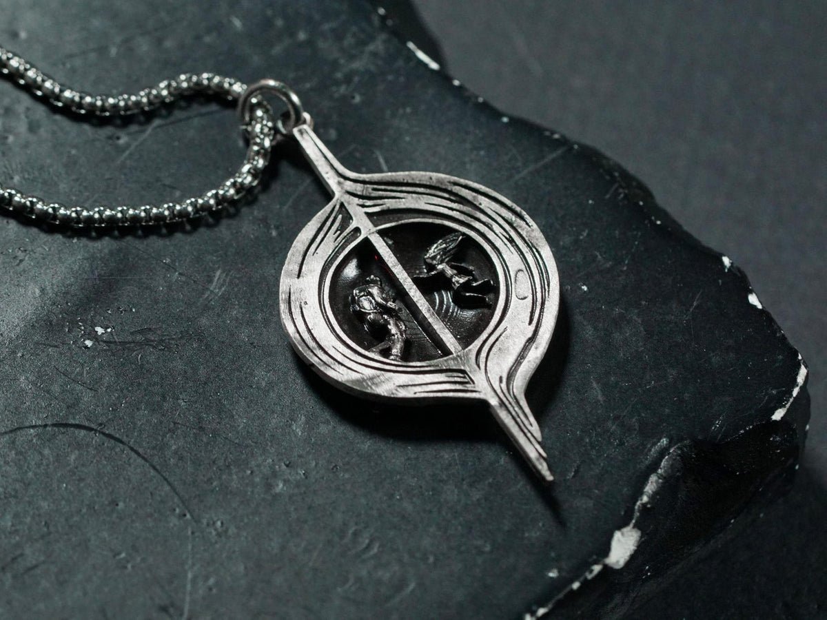 Interstellar Gargantua Black Hole Necklace - 950 Silver