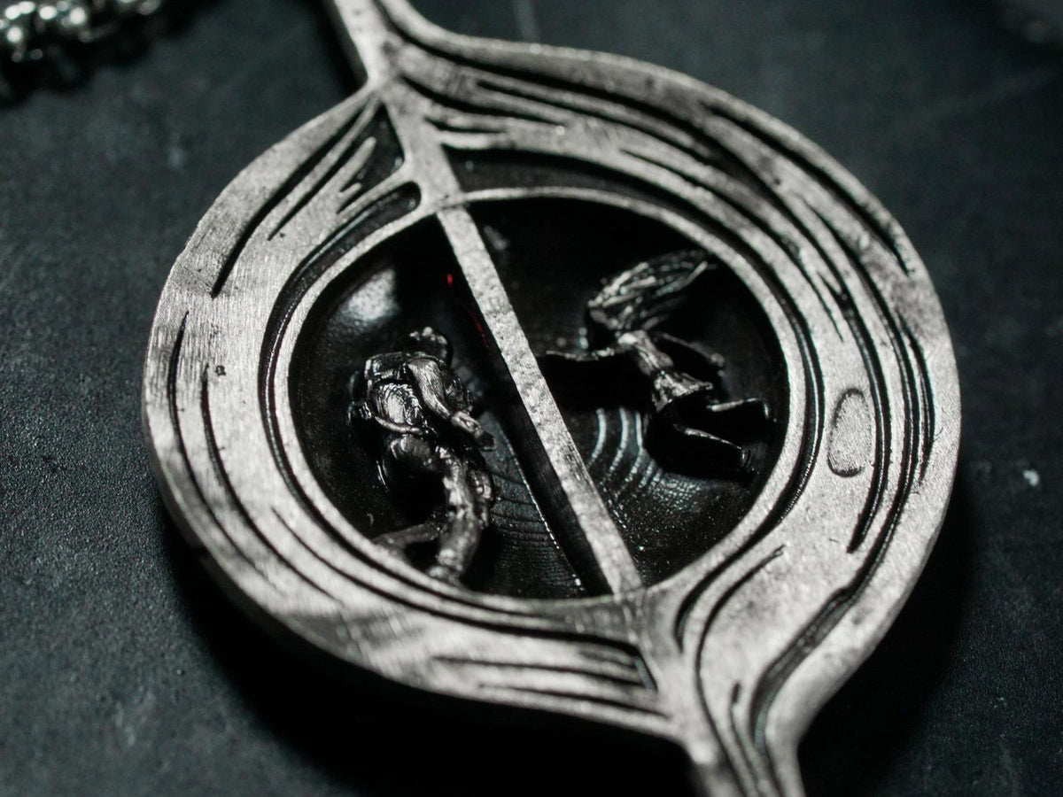 Interstellar Gargantua Black Hole Necklace - 950 Silver