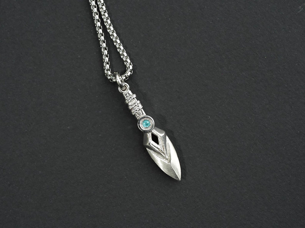 Valorant Jett Kunai Knife Necklace - 950 Silver
