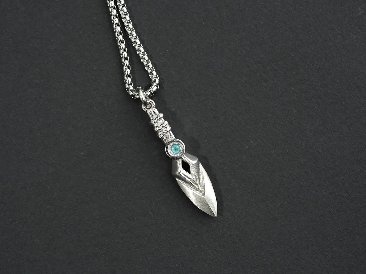 Valorant Jett Kunai Knife Necklace - 950 Silver