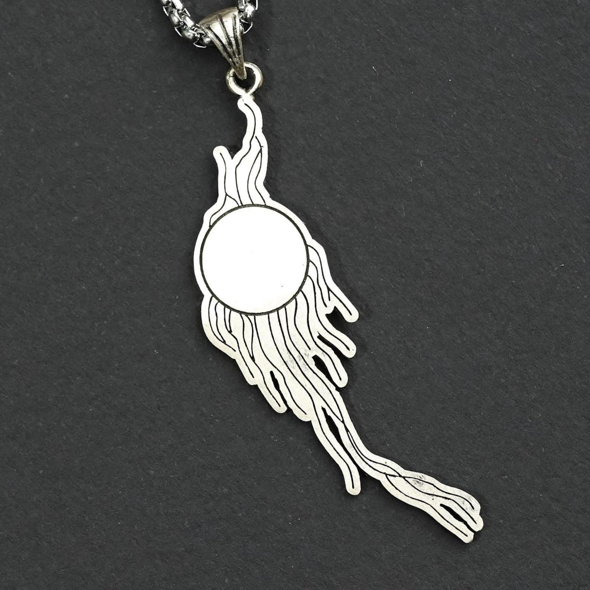 Baldur's Gate 3 Gale's Tattoo Pendant Necklace - 950 Silver