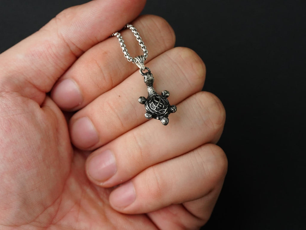 Elden Ring Green Turtle Talisman Necklace - 950 Silver