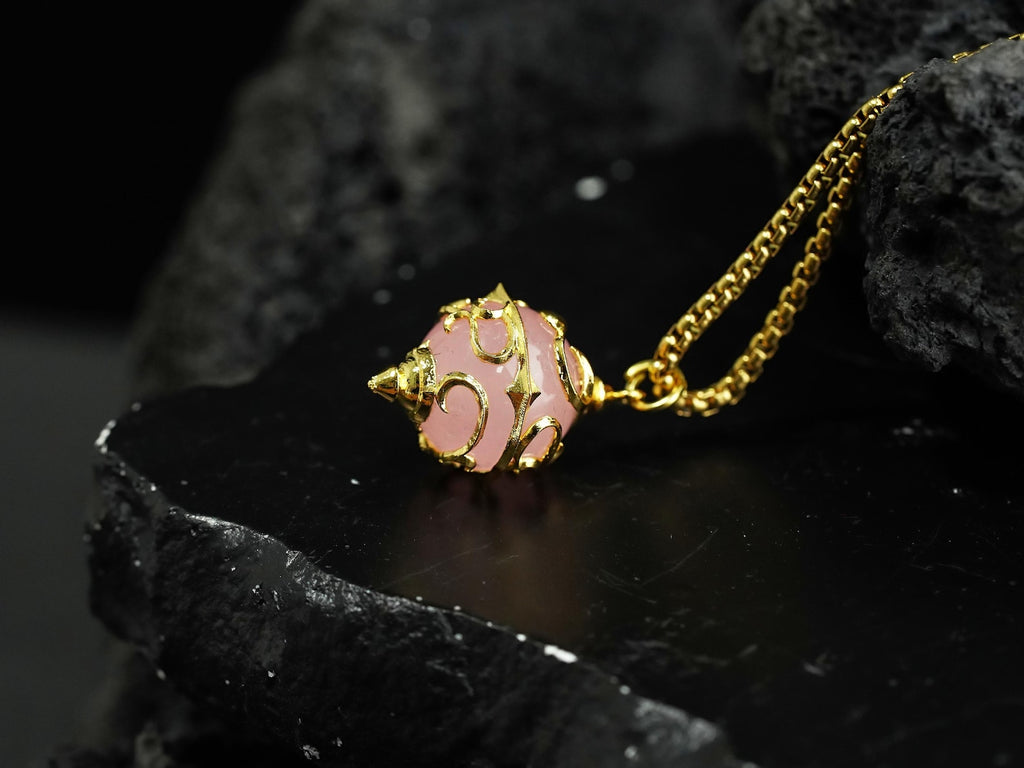 Palworld Legendary Pal Sphere Necklace - Pink (14K Gold Plated)