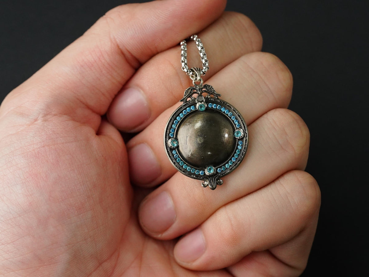 Elden Ring Moon of Nokstella Talisman Necklace - 950 Silver