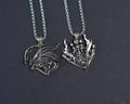 Final Fantasy XVI Eikons Emblem Necklace - 950 Silver