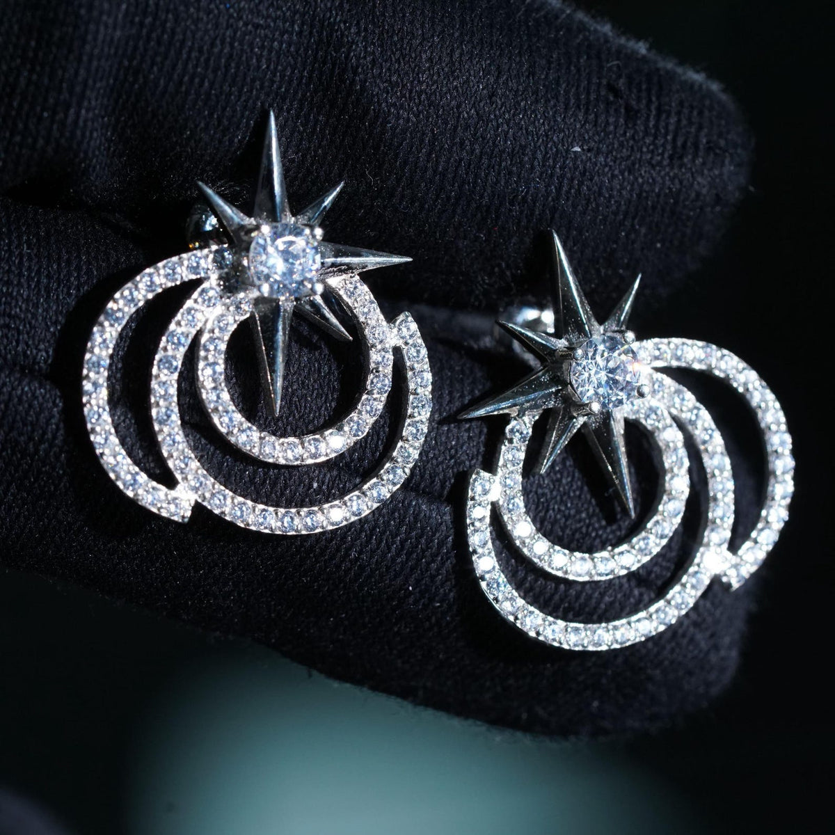 Wicked Glinda Wand Earrings - 950 Silver