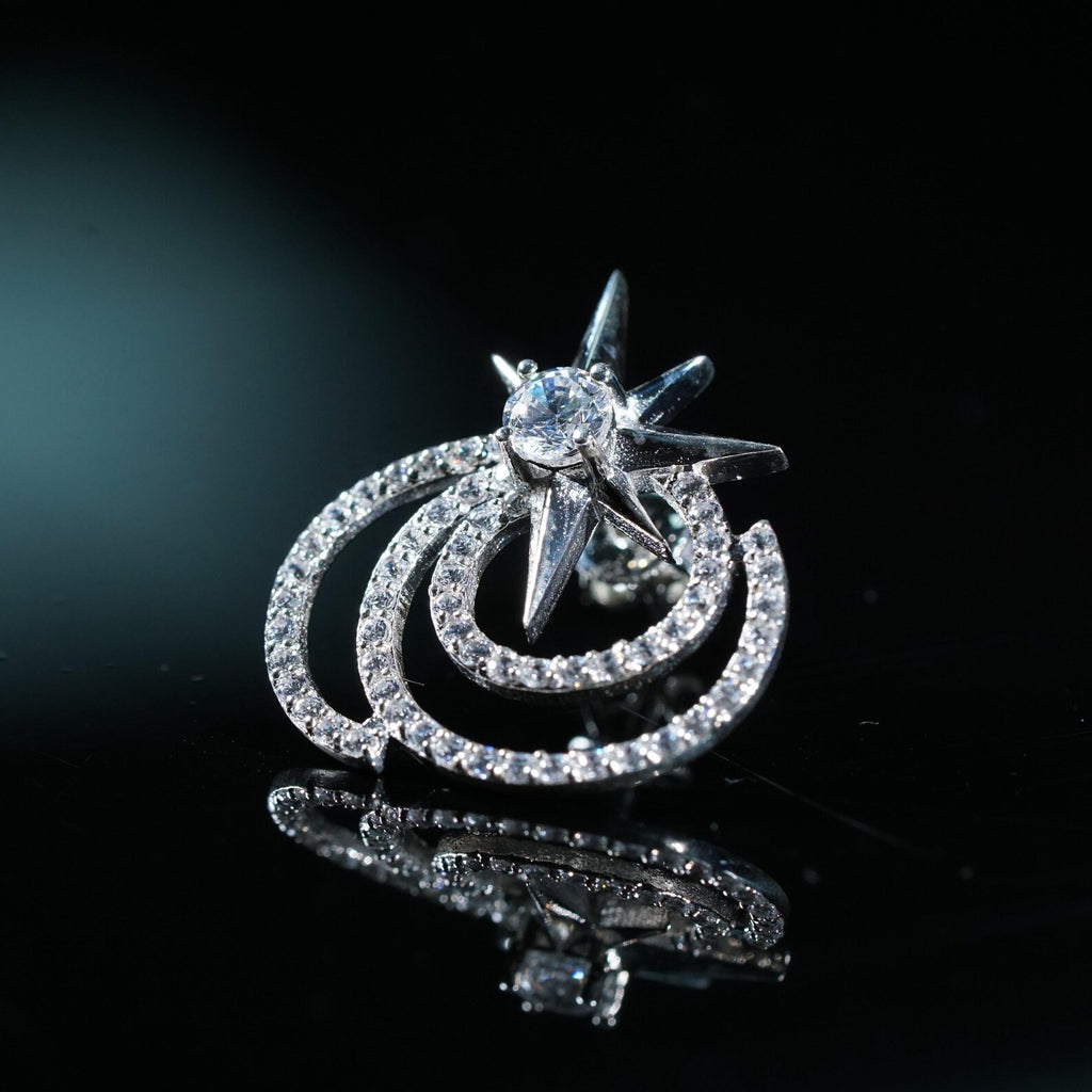 Wicked Glinda Wand Earrings - 950 Silver