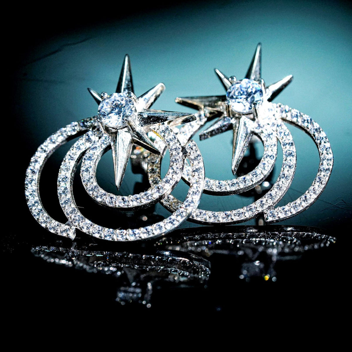 Wicked Glinda Wand Earrings - 950 Silver