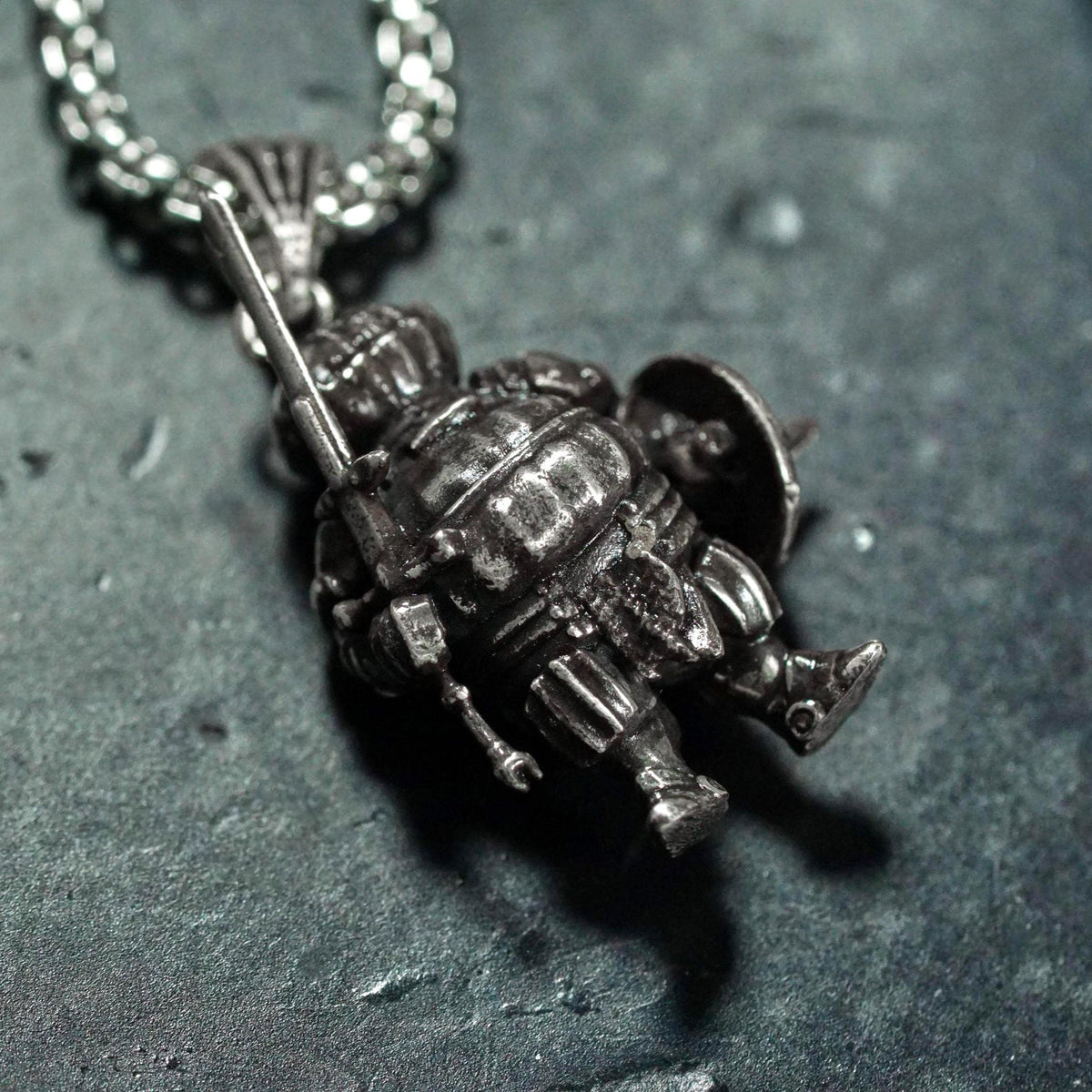 Dark Souls Siegmeyer of Catarina Onion Knight Necklace - 950 Silver