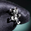 Mickey Mouse Silhouette Earrings - Sterling Silver