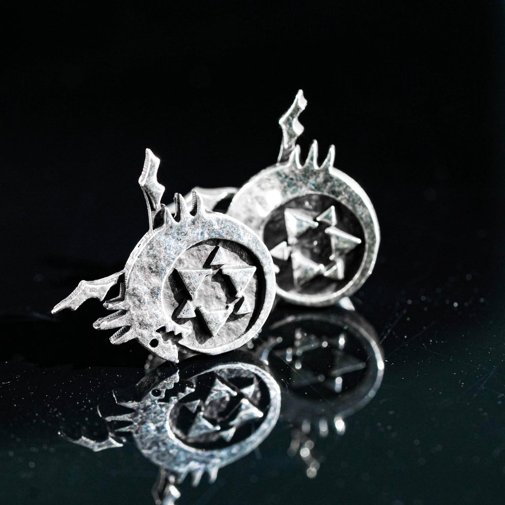 Fullmetal Alchemist Ouroboros Stud Earrings - Sterling Silver