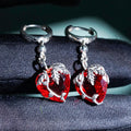 Baldur's Gate 3 Amulet of Greater Health Earrings - Sterling Silver