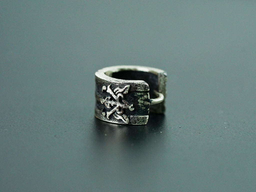 Final Fantasy XVI Clive Rosfield Hoop Earring - 950 Silver