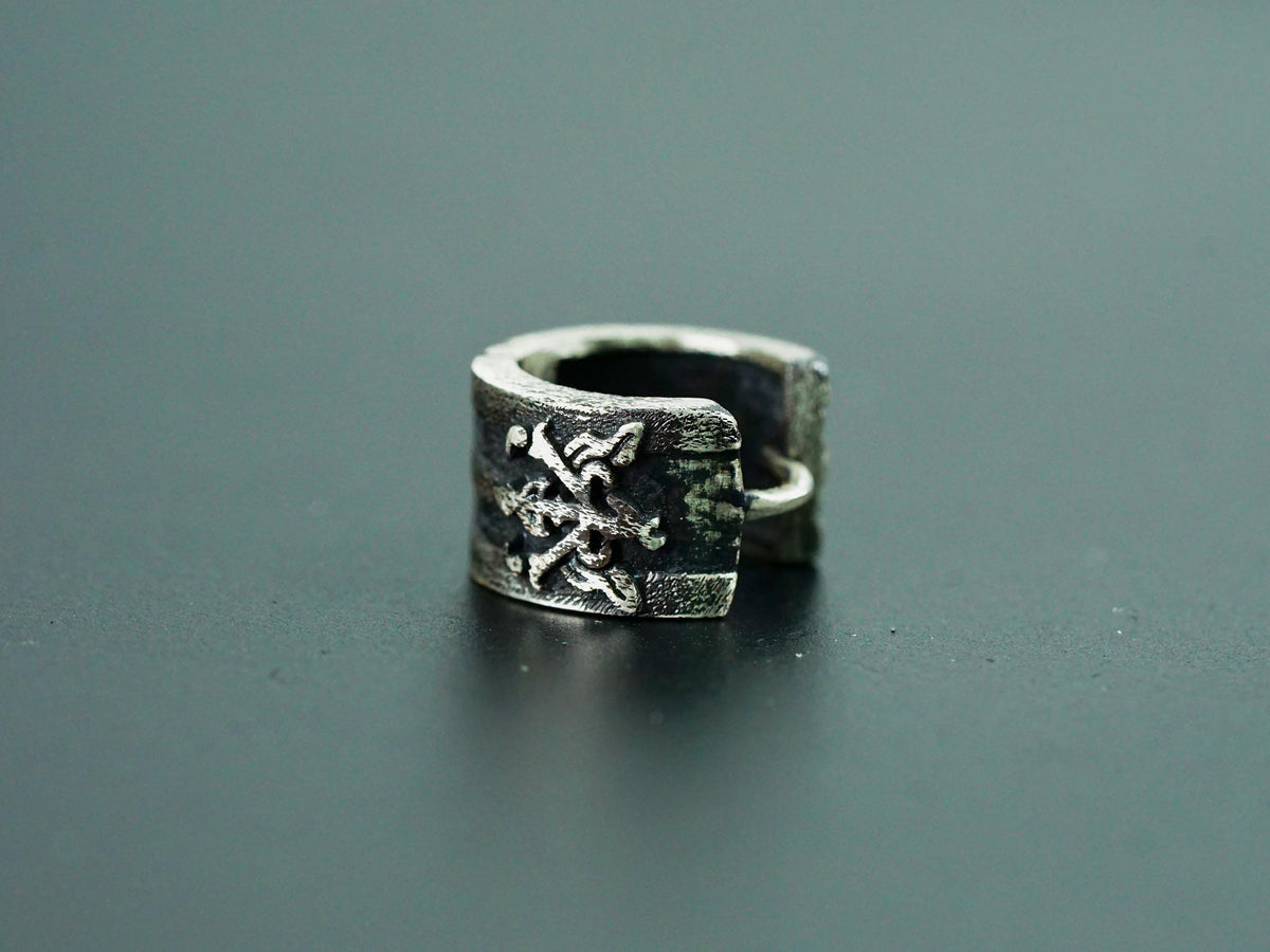 Final Fantasy XVI Clive Rosfield Hoop Earring - 950 Silver