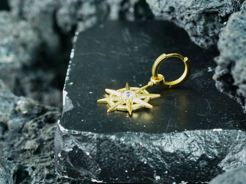 Baldur's Gate 3 Gale's Hoop Earring - 14K Gold Plated