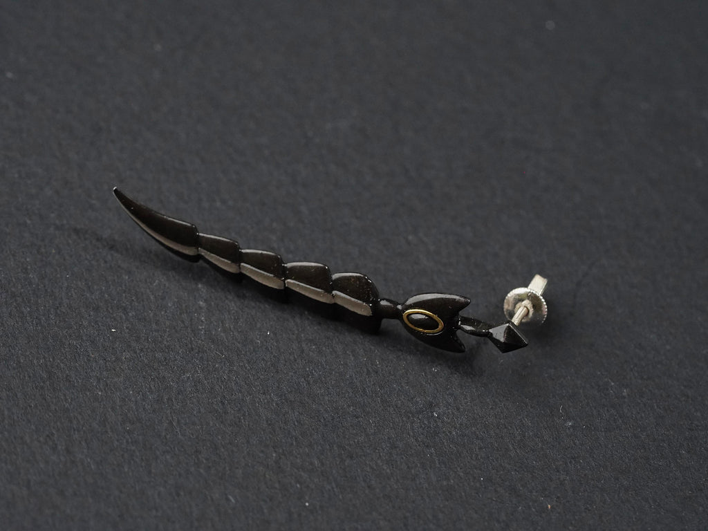Hades Stygian Blade Sword Earrings - 950 Silver