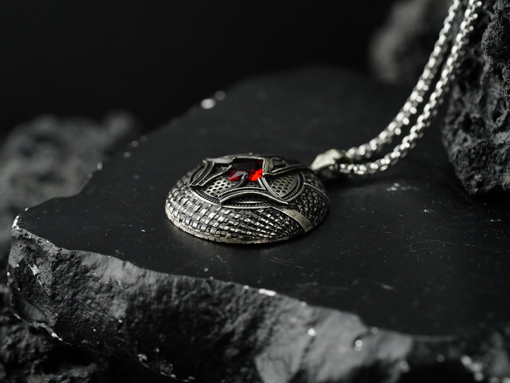 Baldur's Gate 3 Karlach's Heart Pendant Necklace - 950 Silver