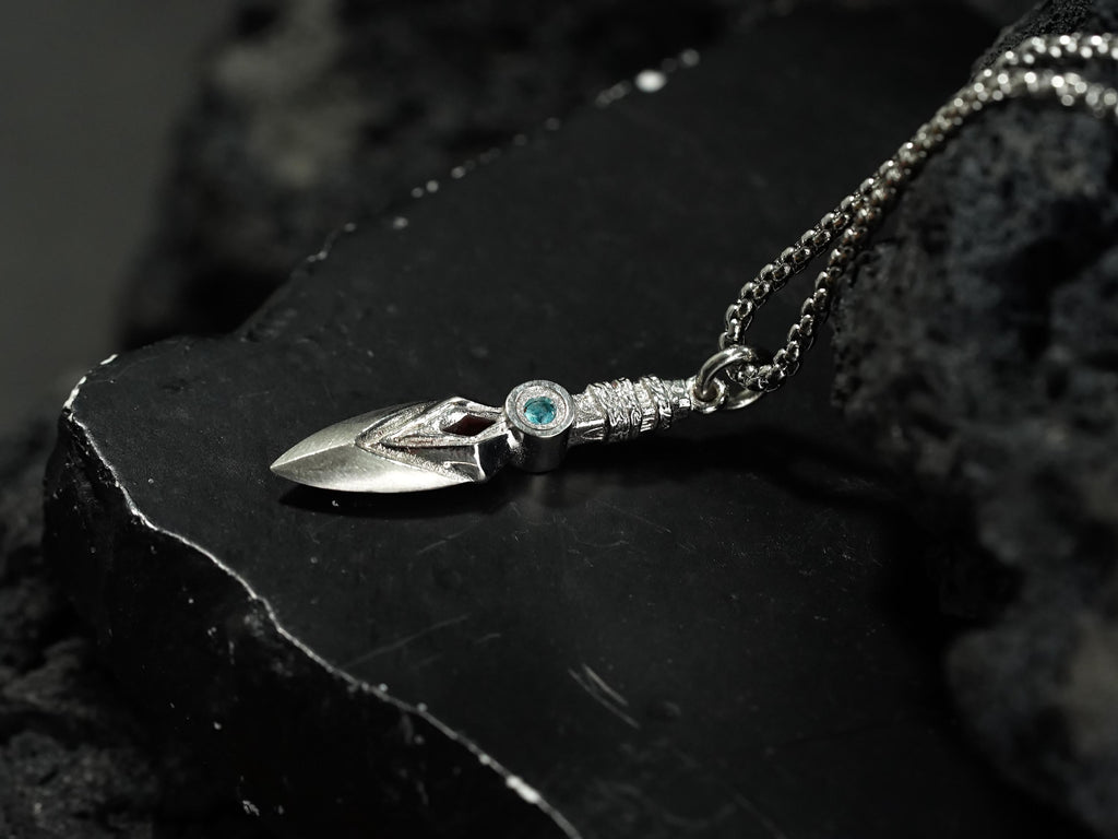 Valorant Jett Kunai Knife Necklace - 950 Silver