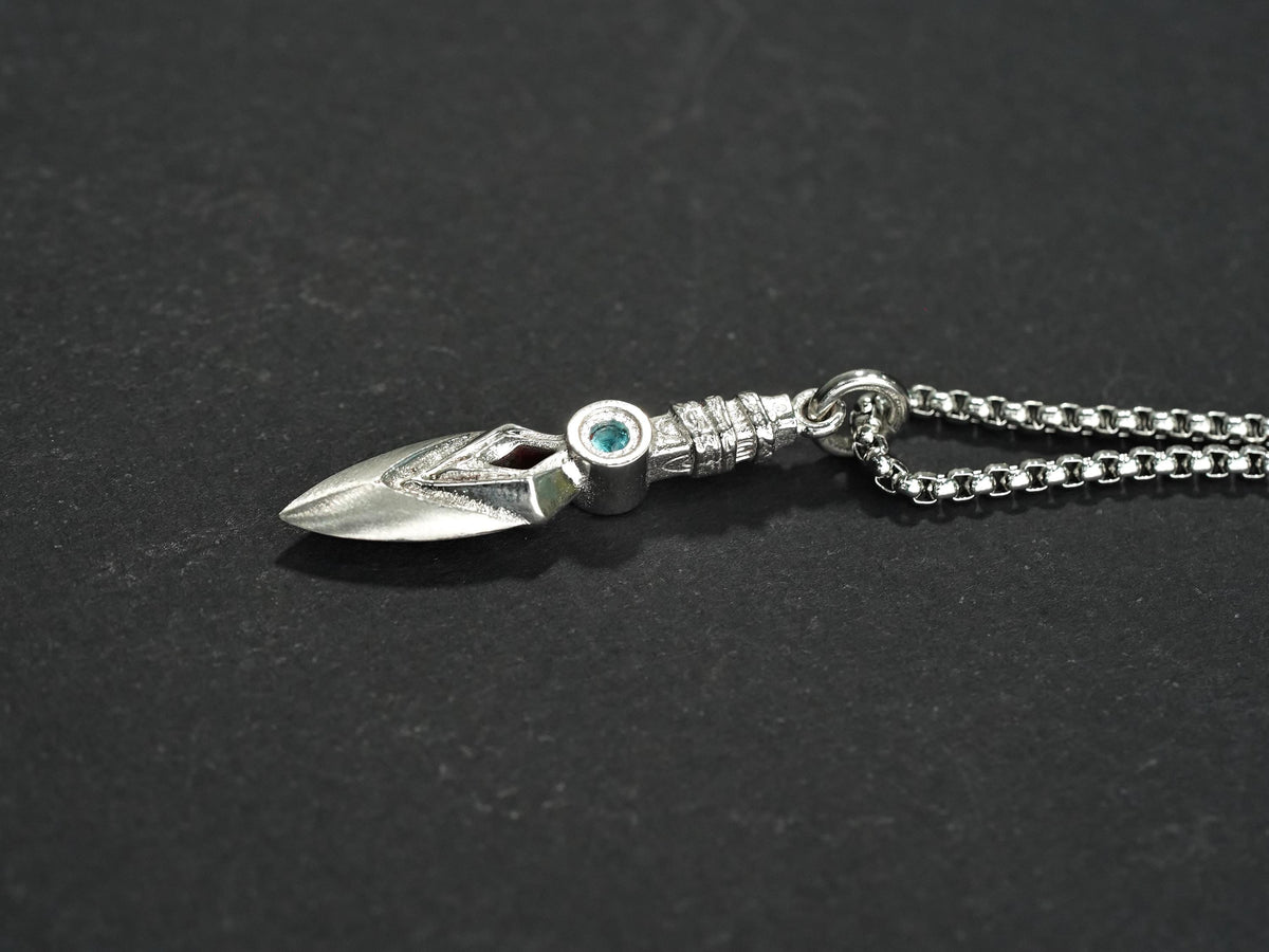 Valorant Jett Kunai Knife Necklace - 950 Silver