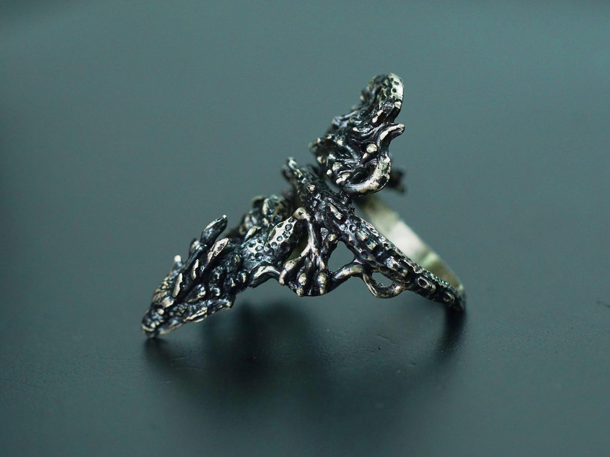 Zelda: Tears of the Kingdom Naydra Dragon Ring - 950 Silver