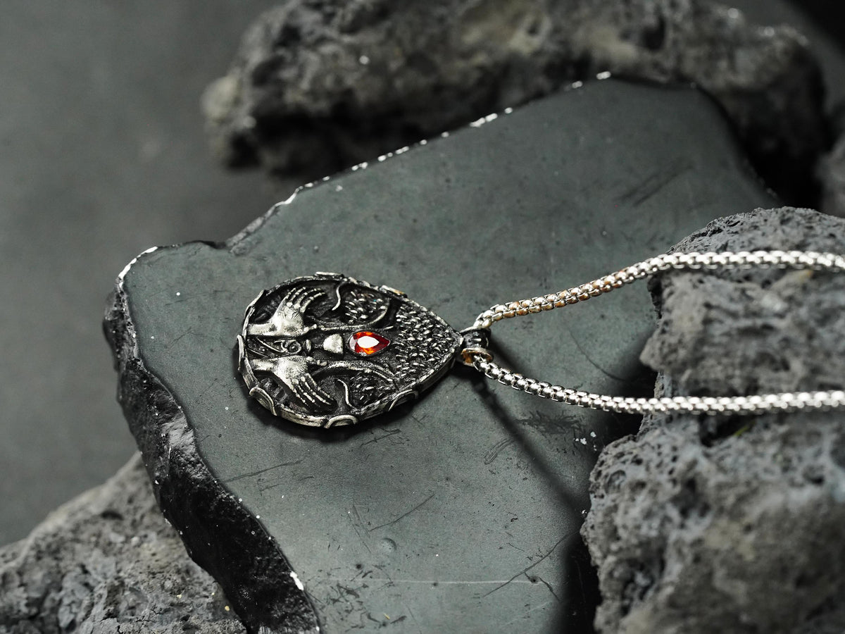Elden Ring Blessed Dew Talisman Necklace - 950 Silver