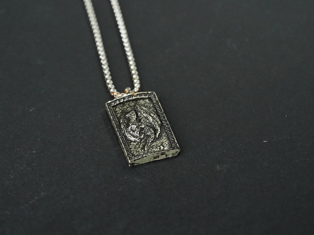 Elden Ring Dragoncrest Greatshield Talisman Necklace - 950 Silver