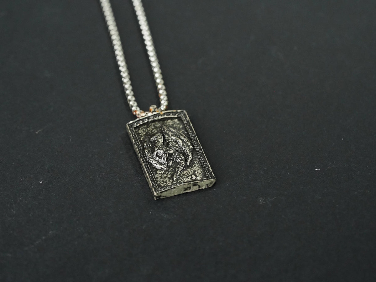 Elden Ring Dragoncrest Greatshield Talisman Necklace - 950 Silver